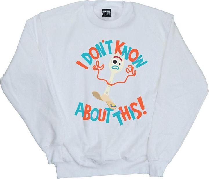 Disney Toy Story 4 Forky I Dont Know About This Sweatshirt Jungen (128)