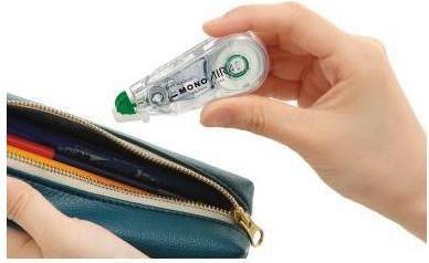 Actual product image Tombow Correction roller MONO air, CT-CA4-B, 10 m x 4.2 mm, optional 1 or 20 pieces