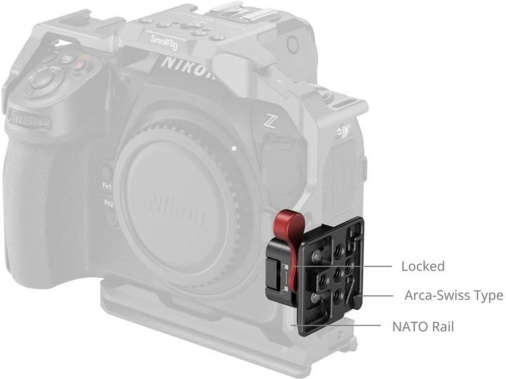 Immagine prodotto SmallRig Morsetto NATO per piastra a sgancio rapido Arca-Swiss MD4857