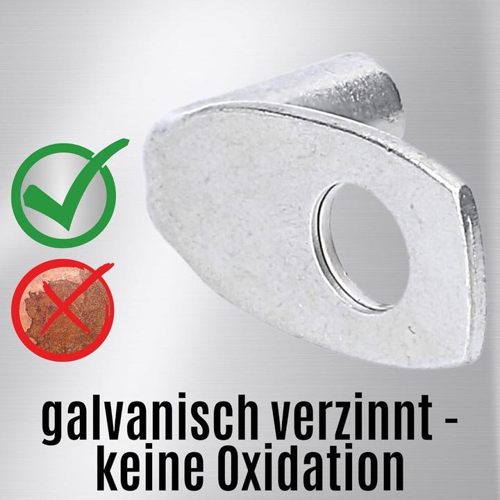 Produktbild Kalitec 10 Stück KA03-L4 Handelsübliche Rohrkabelschuhe gewinkelt 1,0mm²-1,5mm² M4 I ohne Sichtloch