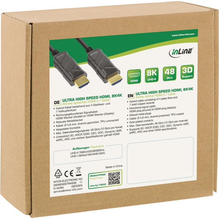 Produktbild InLine HDMI AOC Kabel (20 m, HDMI)