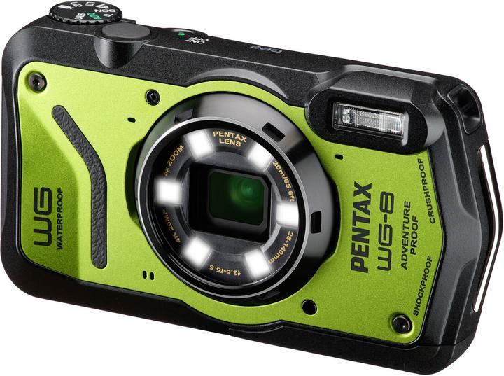 Pentax WG-8 Digital camera, green (20 Mpx)