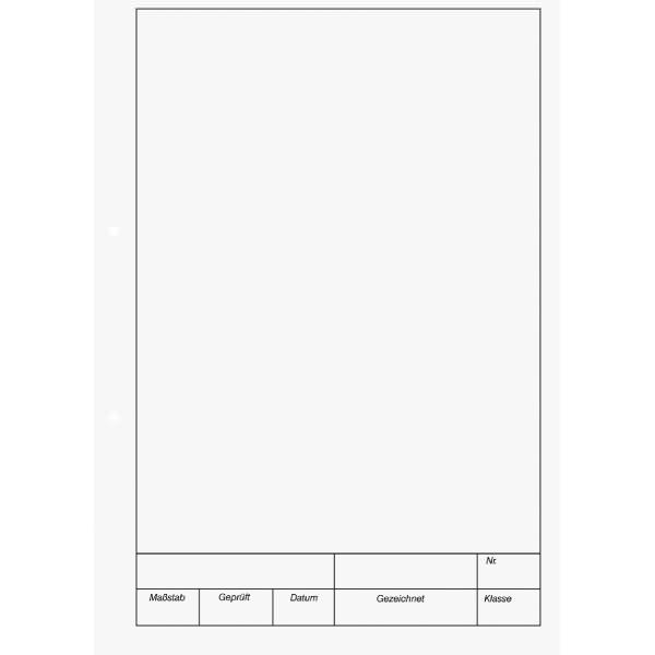 Produktbild Arbeitsblock Kieserblock DIN A4 blanko Lineatur 12 (A4, Blanko)