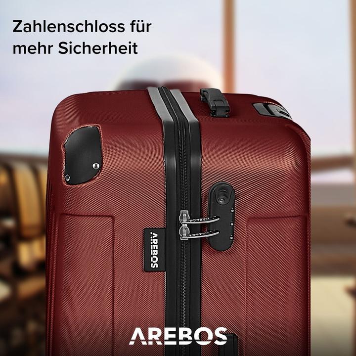 Actual product image Arebos Reisekoffer (94 l, M (50 - 90l), L (90 - 115l), XL (from 140l))