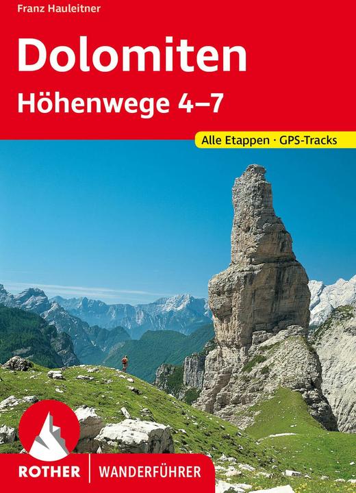 Produktbild Dolomiten Höhenwege 4-7 (Deutsch, Franz, Hauleitner, 2025)