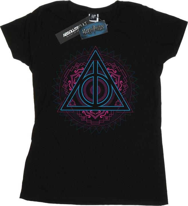 Neon Deathly Hallows TShirt (L)