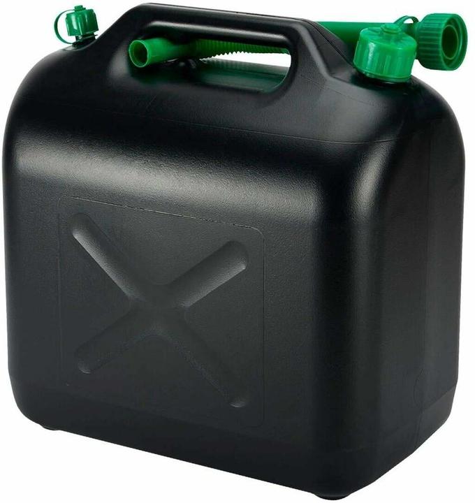 Produktbild TopLine Kunststoff-Benzinkanister, 20 Liter, schwarz, Produkttyp