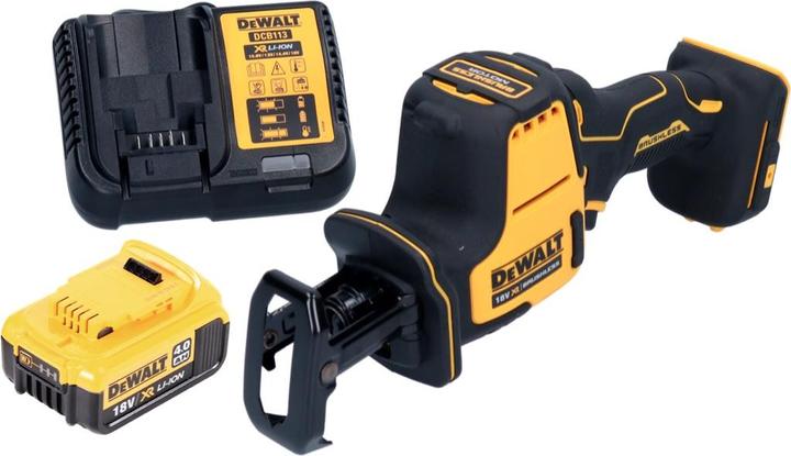 Actual product image DeWalt DCS 369 M1 Reciprocating saw 18 V Brushless + 1x battery 4.0 Ah + charger