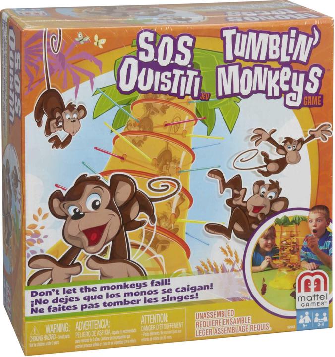 Image du produit Mattel Games S.O.S. Alerte au singe (Allemand)