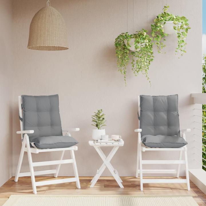 Produktbild VidaXL Niedriglehner-Auflagen 2 Stk. Oxford-Gewebe (100 x 50 x 7 cm)