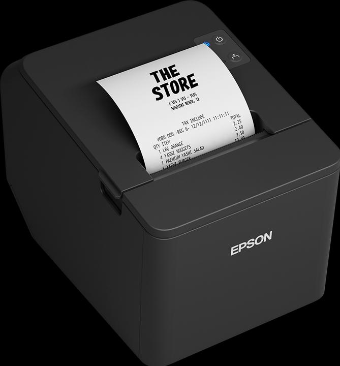 Actual product image Epson TM-T20IV, 8 Punkte/mm (203dpi), Cutter, USB, RS232, Ethernet (USB, Ethernet, RS-232, WLAN)