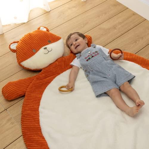 Produktbild Activity Board Krabbeldecke für Babys. Baby Spieldecke. Weiche, Gesteppte Decke für Kinder. Baby Bodenkissen.