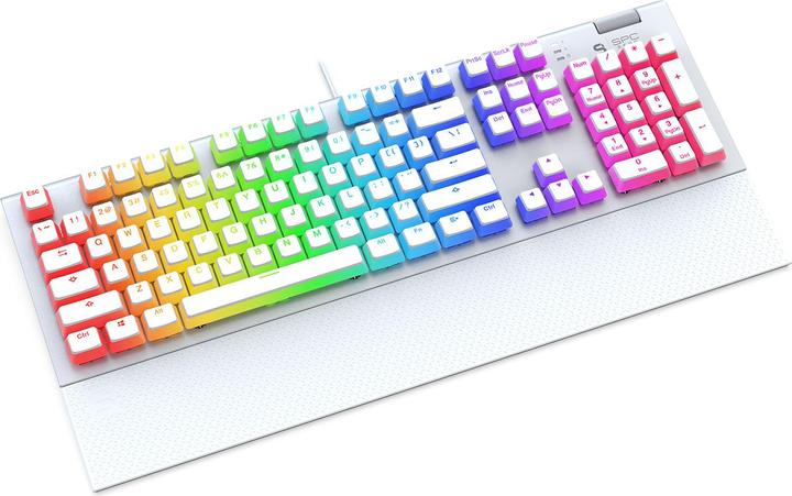 Produktbild SPC Gear GK650K Omnis Kailh Brown RGB Onyx Baltas Pudding Edition (Eng. Int., Kabelgebunden)
