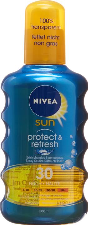 NIVEA Protect & Refresh (Sun spray, SPF 30, 200 ml, 214 g)