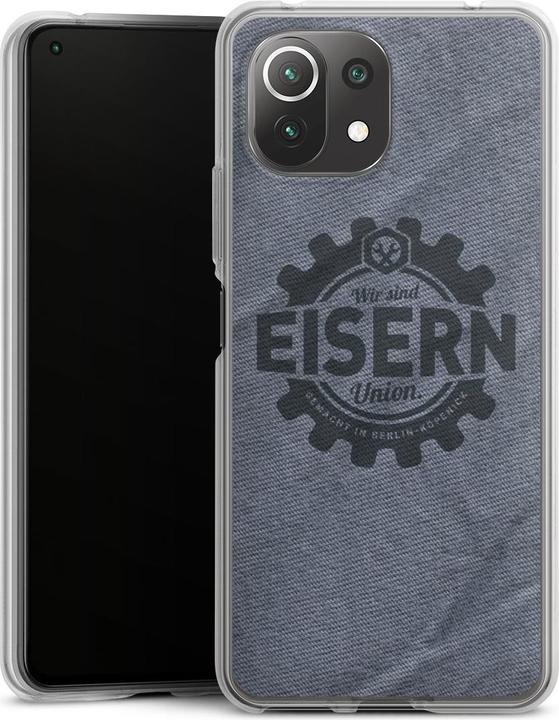Produktbild DeinDesign Silikon Hülle für Xiaomi Mi 11 Lite 5G NE Handyhülle Case Smartphone Schutzhülle 1. FC Union (Xiaomi Mi 11 Lite 5G NE)