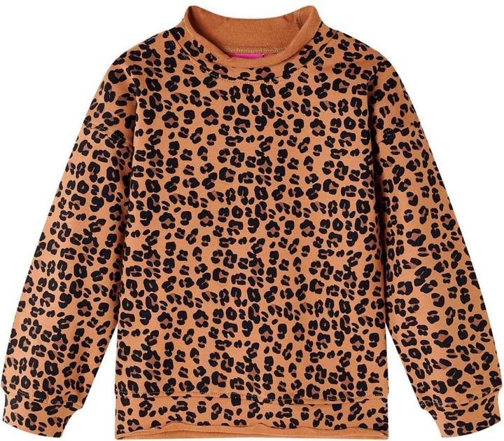 VidaXL Kinder-Sweatshirt Heller Cognac 116,Material: 95 (116)