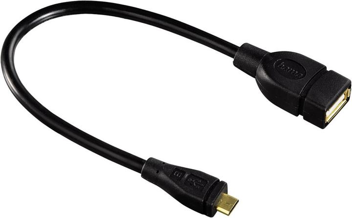Hama USB-2.0-OTG-Adapterkabel (0.15 m, USB 2.0)