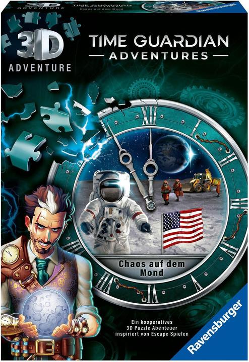 Produktbild Ravensburger 3D Adventure - Time Guardian Adventures: Chaos auf dem Mond (216 Teile)
