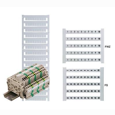 Image du produit Weidmüller DEK 5 GW 9 Carte de repérage des bornes 5x5mm Polyamide ws 0522660009