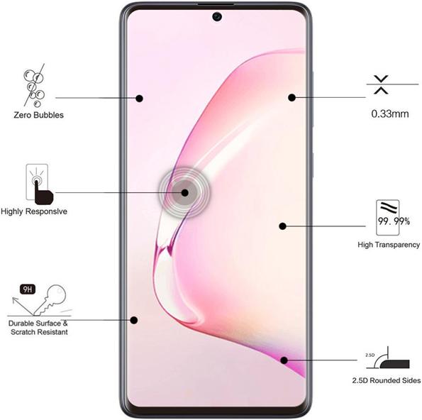 Produktbild Eiger Mountain Glass Clear Edge (1 Stück, Samsung Galaxy Note 10 Lite)