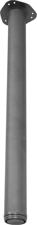 Produktbild Grimme Tischfuss (Tischbein) ø 60 mm Länge 710 mm Möbelfüsse Stahl schwarz matt lackiert