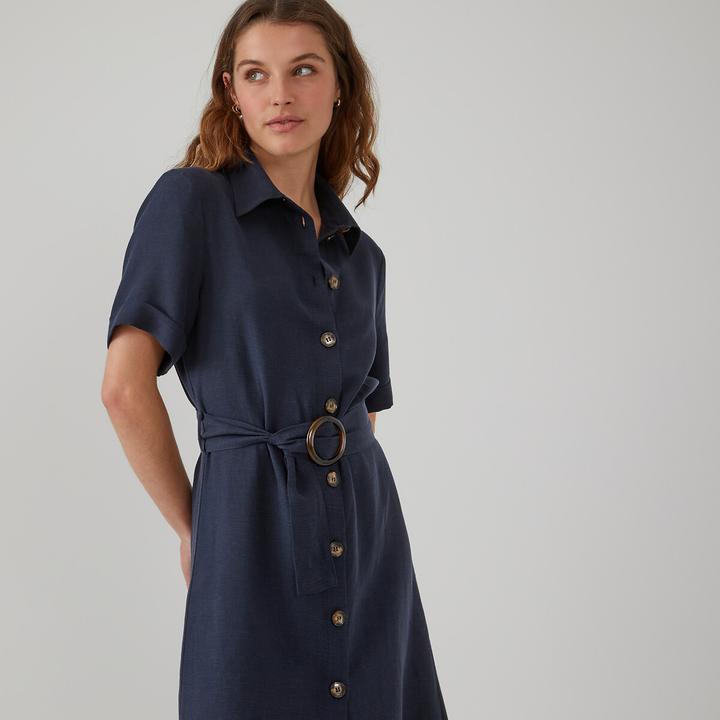 Produktbild La Redoute Collections Hemdblusenkleid Signature (44)