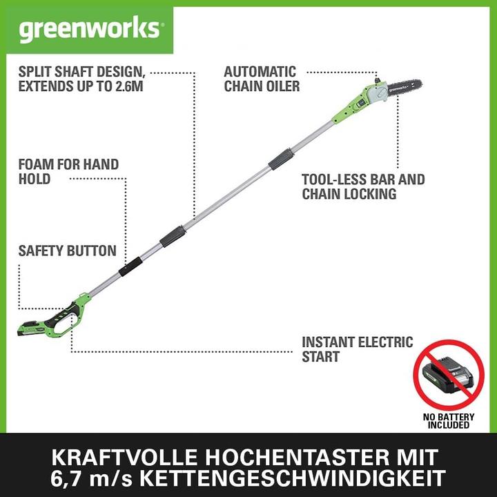 Image du produit Greenworks Scie (Tronçonneuse à batterie)