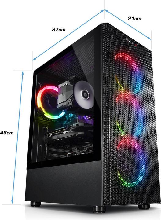 Produktbild Kiebel Earthquake (AMD Ryzen 7 5700X, 32 GB, 1000 GB, GeForce RTX 4060)