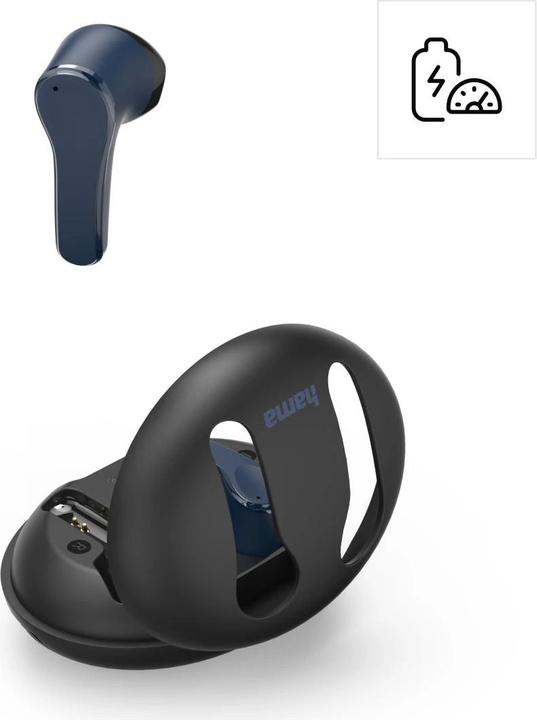 Image du produit Hama Écouteurs Bluetooth® Spirit Unchained, True Wireless Earbuds, ENC, FC, BL (ANC, 16 h, Sans fil)