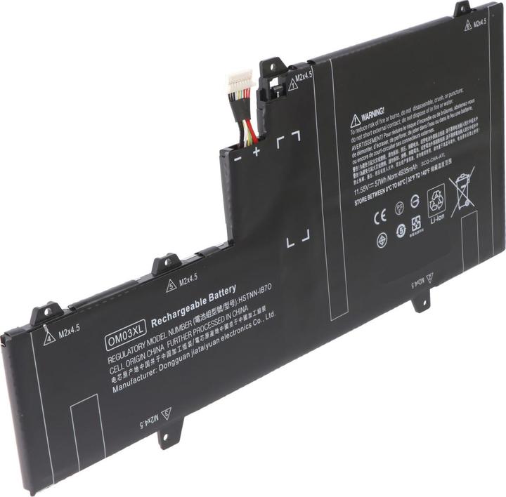 Actual product image AccuCell Battery HP EliteBook x360 1030 G2, OM03XL (4900 mAh)