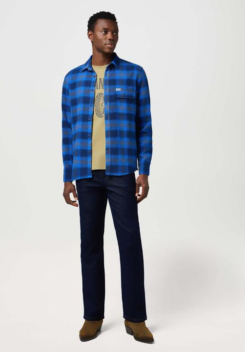 Immagine prodotto Wrangler Langarmhemd 1 Pkt Indigo Shirt (S)