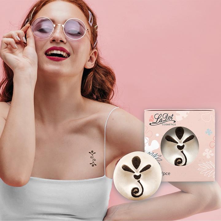 Produktbild La Dot Cosmetics Stempel Tattoo Stein klein Zweig