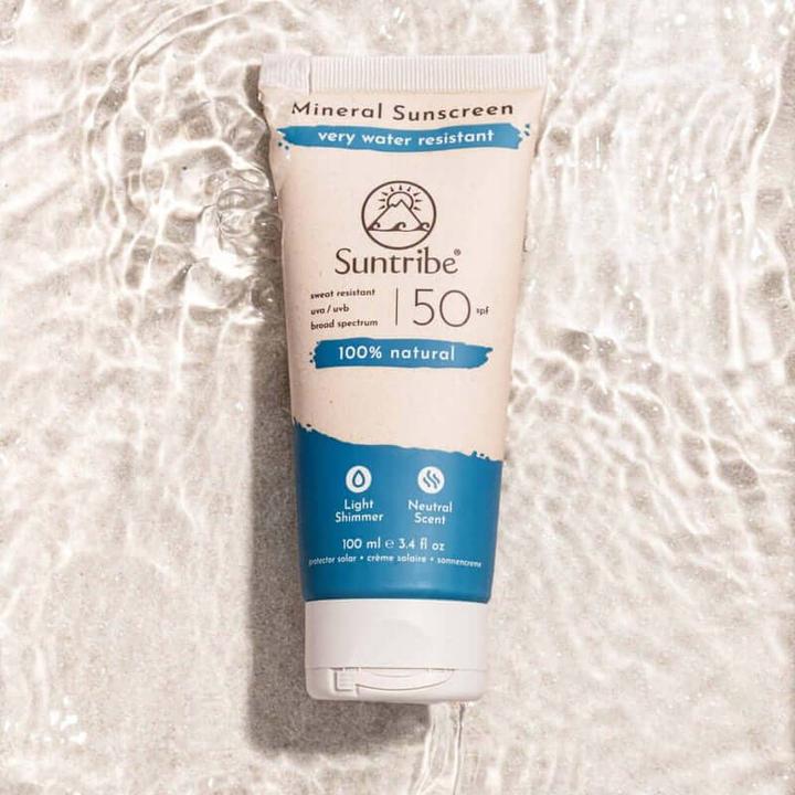 Actual product image Suntribe Mineral Organic (Suntan cream, SPF 50, 100 ml)