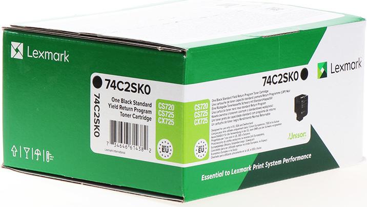 Produktbild Lexmark 74c2sk0 (BK)