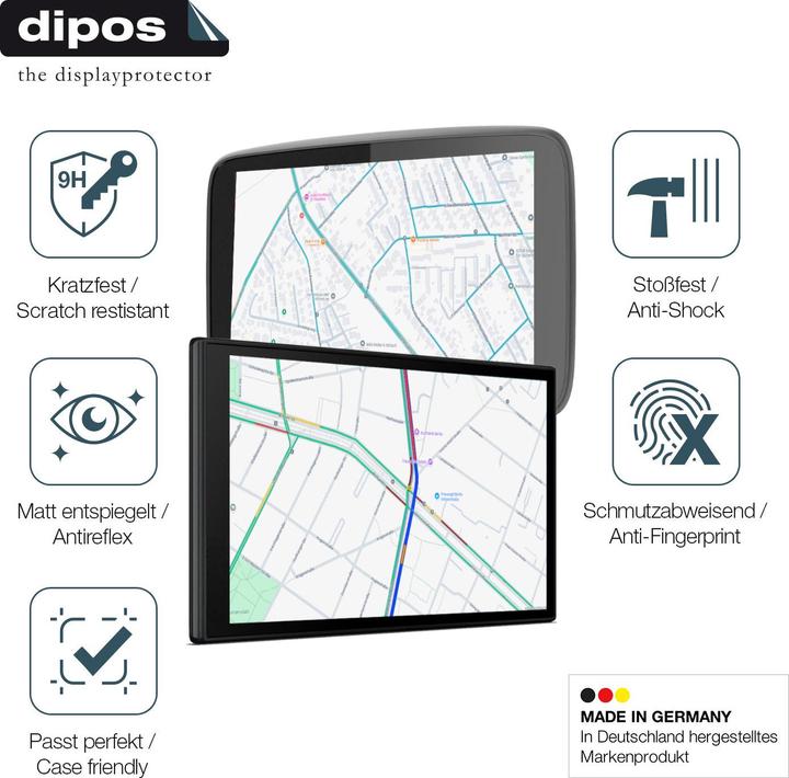 Image du produit Dipos Anti-Shock Film de Protection d’écran Anti-reflet