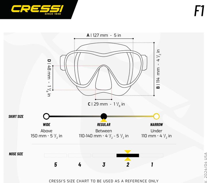 Image du produit Cressi F1