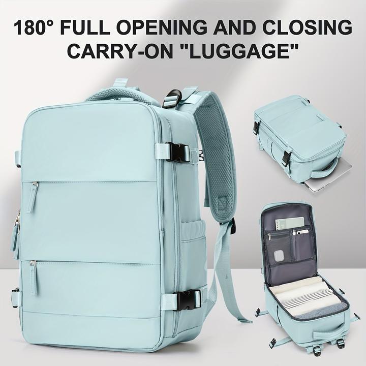 Only-Bags.Store Grossvolumiger Reiserucksack, Unisex-Mode-Tragegepäck mit 180°-Öffnung, geringes Gewicht, mehrere