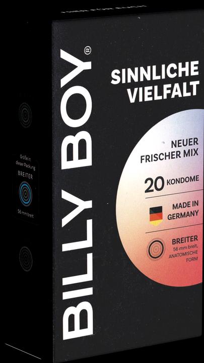Actual product image Mapa Billy Boy "Sensual Variety" 20 mixed condoms in a sensual condom assortment (20 pcs.)