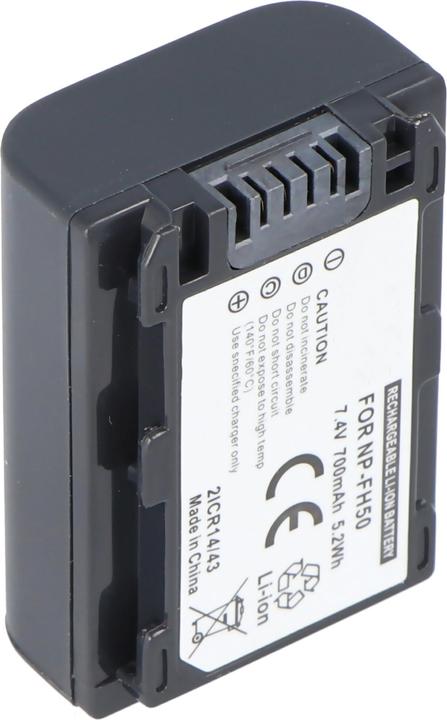 Produktbild AccuCell Akku Sony NP-FH50, H-Serie (Kamera Akku)