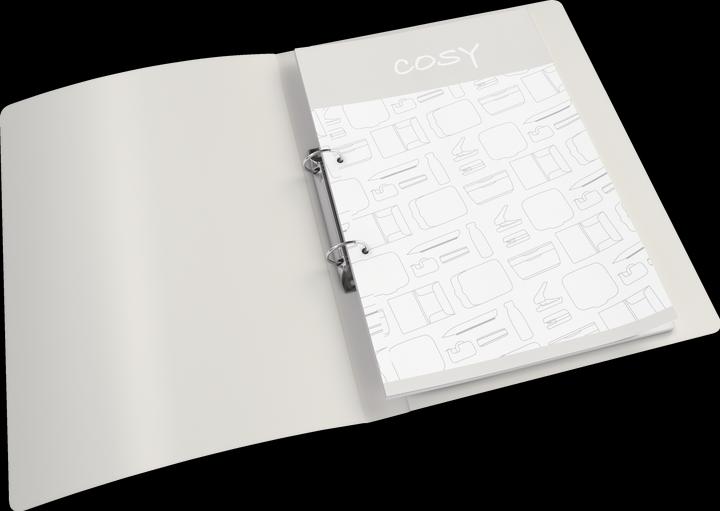 Produktbild Leitz Ringbuch Cosy Grau (A4, 32 mm, 1 Stück)