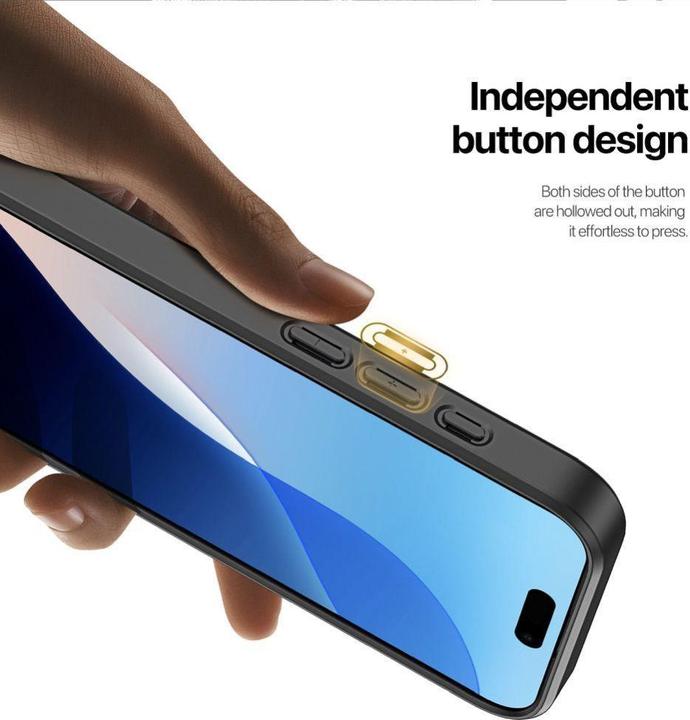 Produktbild Dux Ducis iPhone 16 Plus Case with card slot - Black (Apple iPhone 16 Plus)