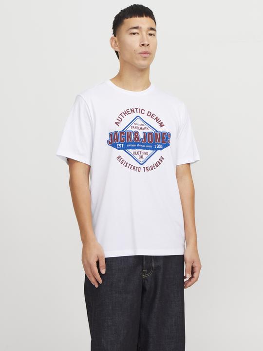 Actual product image Jack & Jones Jjelogo Tee Ss O-Neck 2 Col Ss25 Sn (XL)