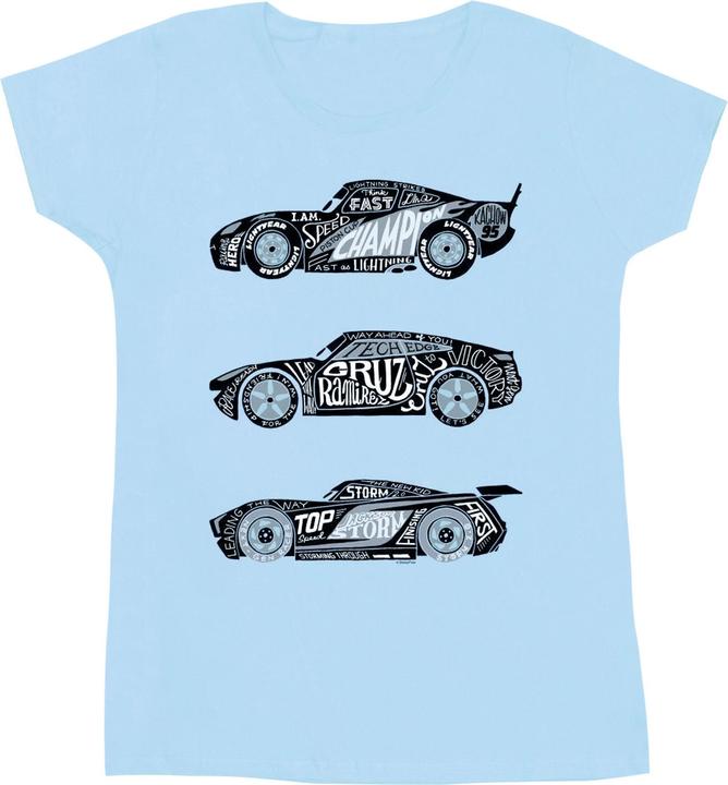 Disney Cars Text Racers TShirt (XXL)