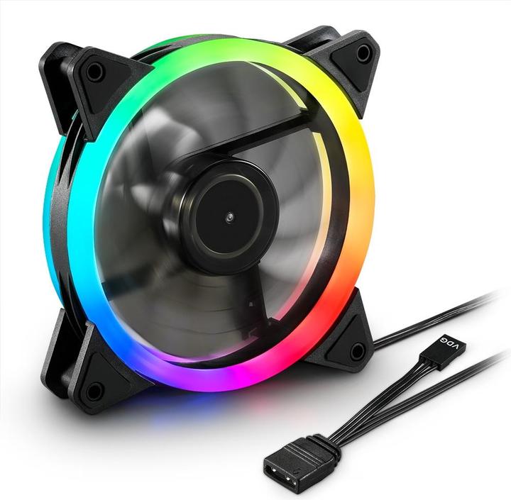 Immagine prodotto Sharkoon Lame di squalo RGB (120 mm, 1 x)