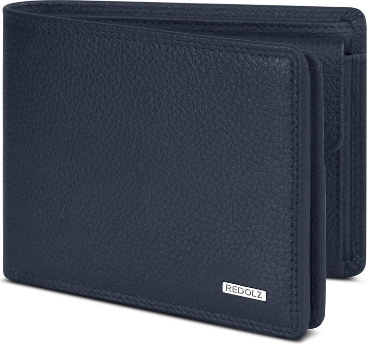 Produktbild Redolz Leather Essentials QF Geldbörse RFID Leder 12 cm ausklappbar mit Reissverschlussfach