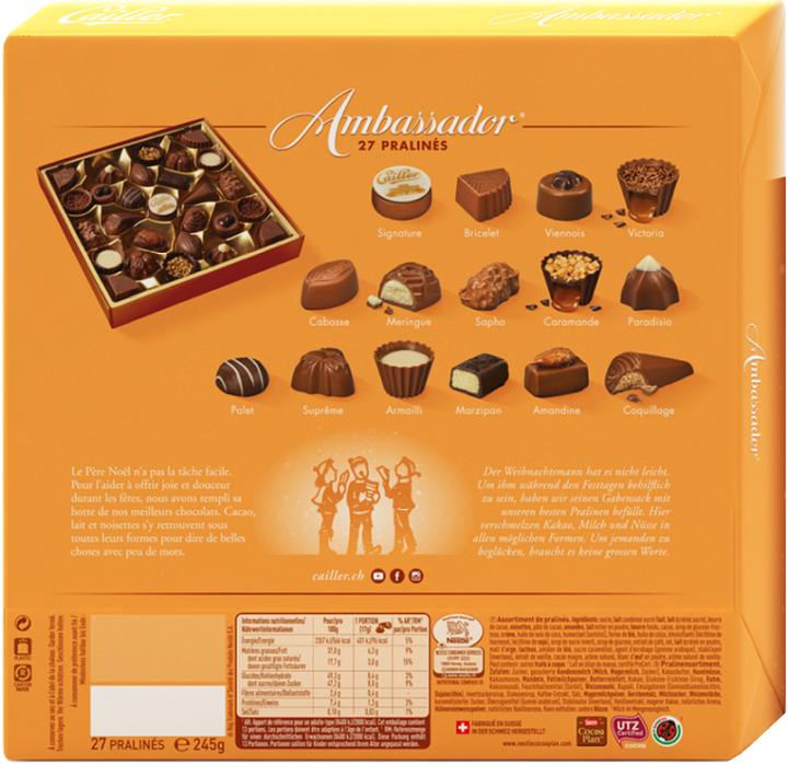 Image du produit Cailler Ambassador Pralines (245 g)