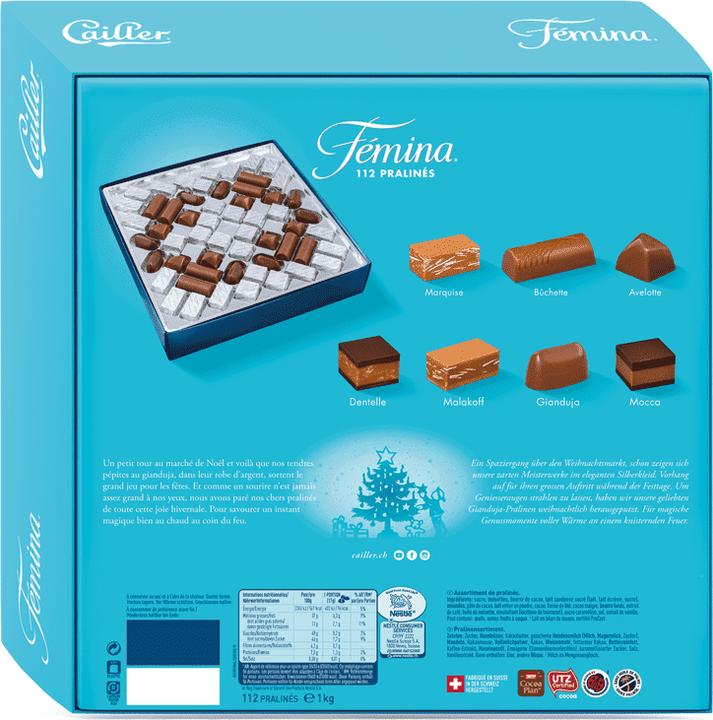 Produktbild Cailler Fémina Weihnachtspralinen (1000 g)