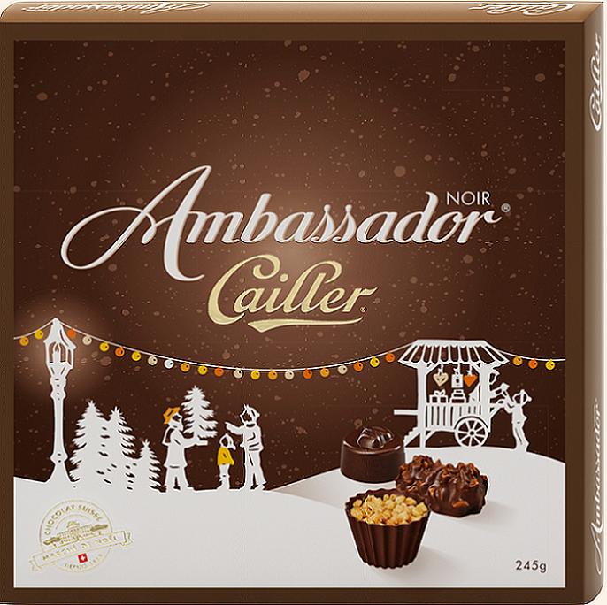 Image du produit Cailler Ambassador sombre Chocolats de Noël (245 g)