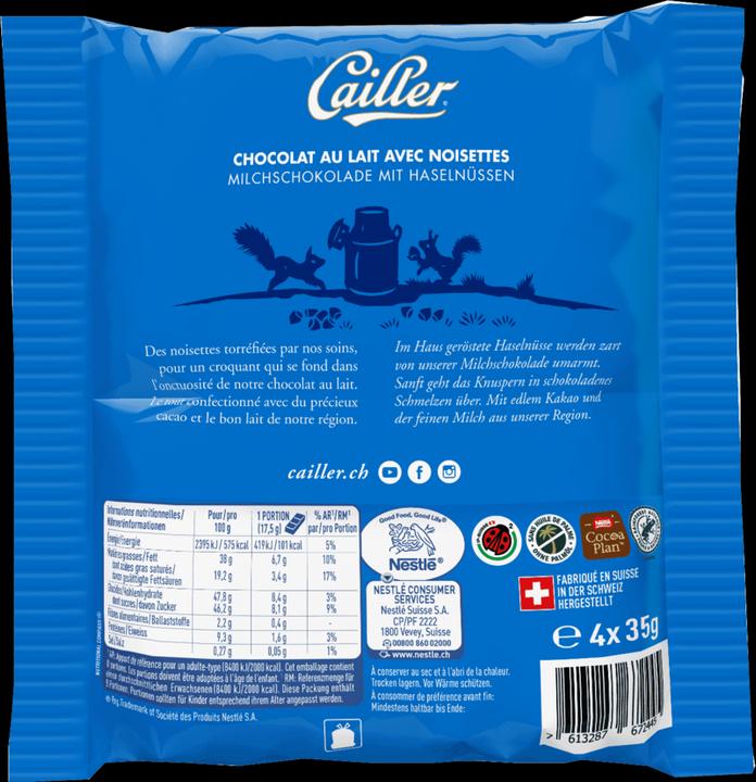 Produktbild Cailler Schokoladeriegel Milch und Nüsse (35 g)