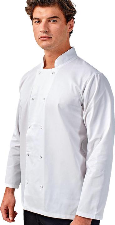 Actual product image Premier Long Sleeve Chef Jacket With Snap Buttons (2 Pcs) (XS)